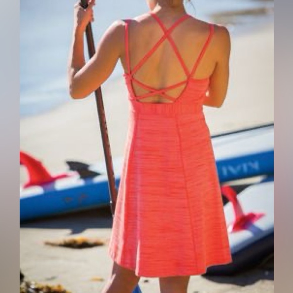 Marmot coral striped sundress